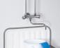Preview: Clage SNO Zweigriff-Wandmischbatterie mit Kombiventil, 16cm #4100-0110