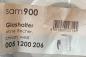 Preview: SAM 900 Glashalter ohne Becher Chrom/weiß #0051200206