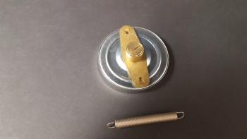 Afriso ATh 63 F Anlegethermometer mit Spannfeder Ø 63mm 0 - 120°C #63822