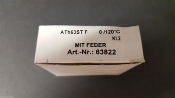 Afriso ATh 63 F Anlegethermometer mit Spannfeder Ø 63mm 0 - 120°C #63822