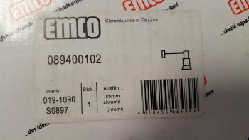Emco Clipleuchte mit flexiblem Arm für Spiegel chrom S0897, 50 Watt