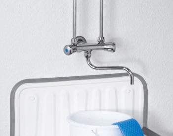 Clage SNO Zweigriff-Wandmischbatterie mit Kombiventil, 16cm #4100-0110