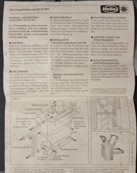 Helios High Vent, ELS-MH, Montagehalterung für ELS #00583