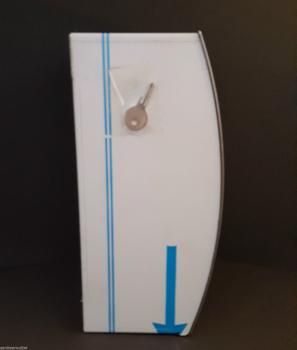 FRANKE STRATOS WC-Rollenhalter für 2 Rollen,absperrbar, edelstahl matt, STRX672
