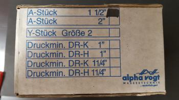 Alpha Vogt und Hydrotec, A-Stücke, verschiedene Größen, DN 20-40