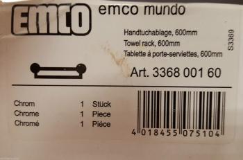 EMCO Handtuchablage 600mm, verchromt, #336800160