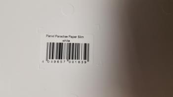 CWS Front-Panel zu CWS Falpapierspender weiß, Paradise Paper Slim
