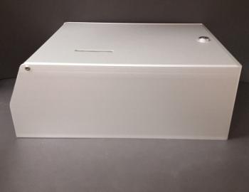 CWS Universal-Faltpapierspender 750, aluminium eloxiert mit Schloß