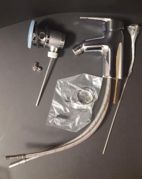 Eichelberg Bidet Mischer mit Derby Top Logo, Bidetbatterie, Chrom, Hochwertig