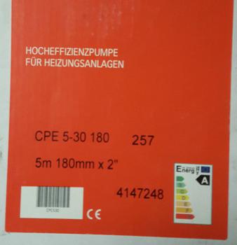 Cosmo Hocheffizienz Heizungsumwälzpumpe COSMO CPE 5‐30