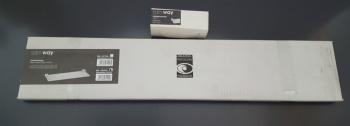 Sam Way Kristallablage, mattiert, mit Ablagekonsolen verchhromt, Set, NEU, OVP