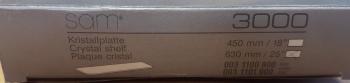 Sam Ablage Kristallplatte "3000" 630mm lang, #0031101