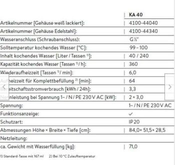 Clage Kochendwassergerät ZIP Hydroboil KA40 #4100-44040 für Gastro, Büro, Hotel