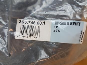 Geberit PE Flanschset d75 365746001 