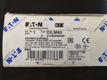 Eaton DILM40 Leistungsschütz 3-polig 18,5 kW/400 V/AC3