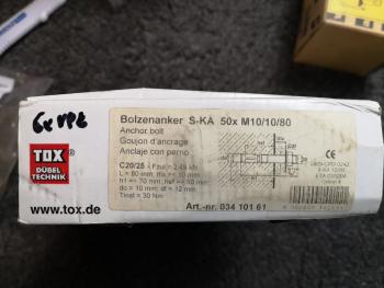 TOX Bolzenanker S-KA M10/10/80 #03410161