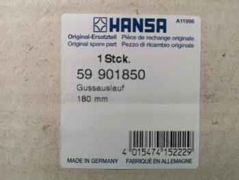 Hansa Ersatzteil Gussauslauf 180mm #59 901850
