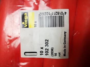 viega Schutztülle rot 10 Stück/Paket #102302 2036