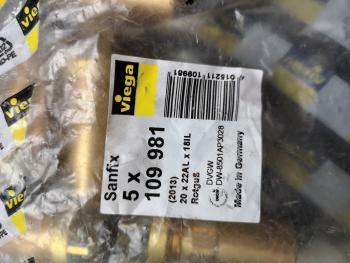 viega Verschraubung 20 x 22AL x 18IL #109981 2013