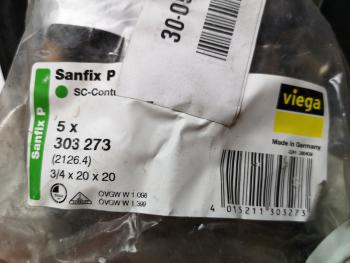 Viega 303273 T-Stück mit SC Sanfix P 2126.4