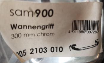 SAM900 Wannengriff 300 mm verchromt #0052103010