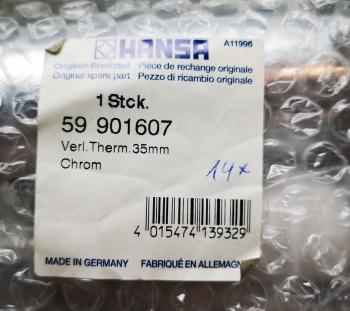 Hansa Ersatzteil Verlängerungssatz Thermostat-UP chrom 59901607