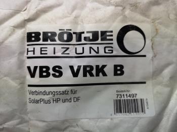 Brötje VBS VRK B Verbindungssatz für SolarPlus HP und DF #7311497