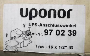 uponor UPS Anschlusswinkel 16 x 1/2" IG #970239