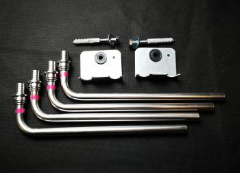 Rehau Winkel-Anschlussgarnitur RAUTITAN Nennmaß 250 mm für Universalrohr 20 mm
