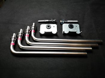 Rehau Winkel-Anschlussgarnitur RAUTITAN Nennmaß 250 mm für Universalrohr 20 mm