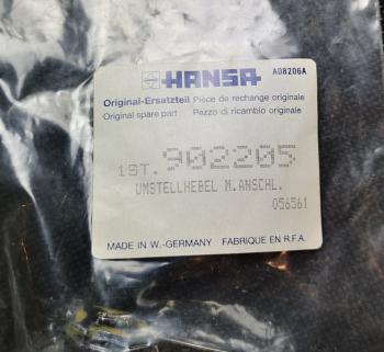 HANSA Umstellhebel mit Anschl. #902205