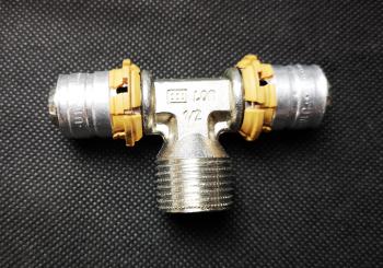uponor Press-T-Stück 16- 1/2" AG -16