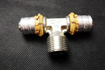 uponor Press-T-Stück 16- 1/2" AG -16