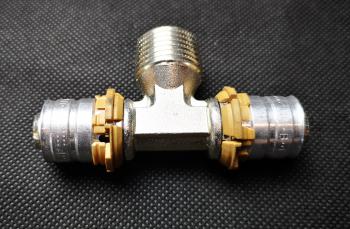 uponor Press-T-Stück 16- 1/2" AG -16