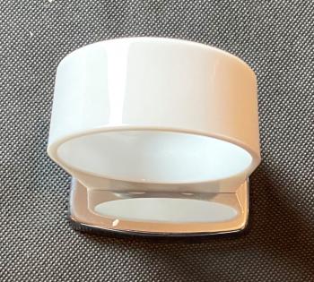 SAM 900 Glashalter ohne Becher Chrom/weiß #0051200206