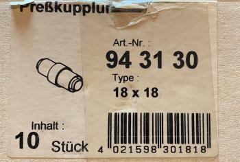 Presskuplung 18 - 18 #943130
