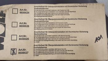 Wolf Heizung Anschlußset für Überputzinstallation, Artikel-Nr. 8600627
