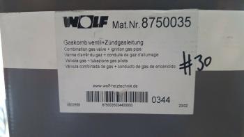 Wolf Heizung Gaskombiventil und Zündgasleitung, Artikel-Nr. 8750035