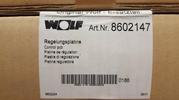 Wolf Heizung Regelungsplatine, Artikel-Nr. 8602147