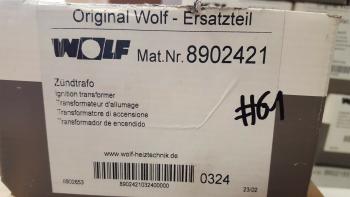 Wolf Heizung Zündtrafo, Artikel-Nr. 8902421