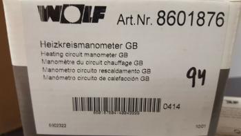 Wolf Heizung Heizkreismanometer GB, Artikel-Nr. 8601876