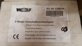 Wolf Heizung 3-Wege-Umschaltventiladapter, Artikel-Nr. 2799148