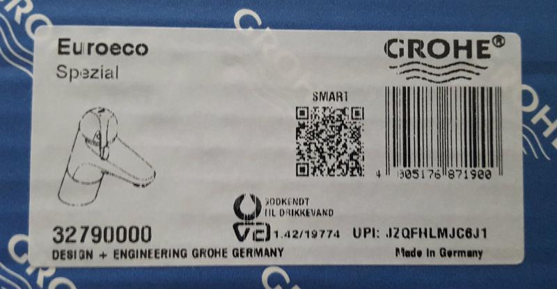 Grohe Euroeco Spezial Sicherheitsmisch-Waschtischbatterie chrom #32790000