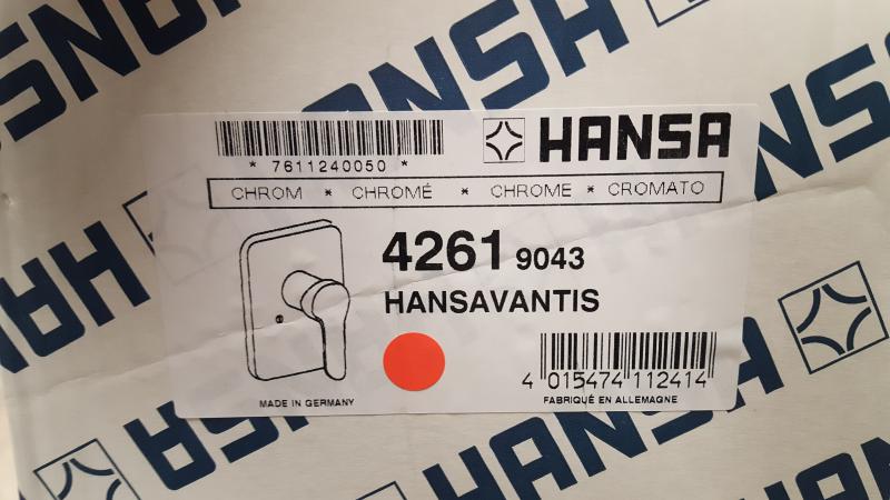 Hansa Vantis Funktionseinheit m. Dekorset Einhand- Brause-Batterie, #42619043