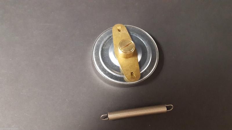 Afriso ATh 63 F Anlegethermometer mit Spannfeder Ø 63mm 0 - 120°C #63822