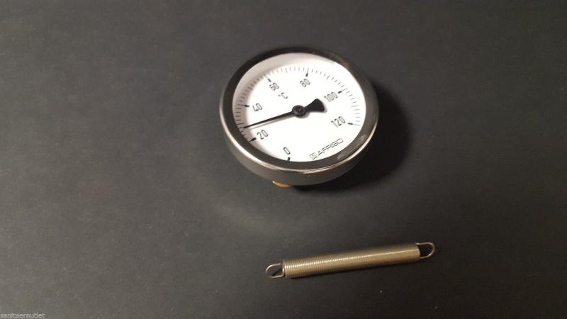 Afriso ATh 63 F Anlegethermometer mit Spannfeder Ø 63mm 0 - 120°C #63822