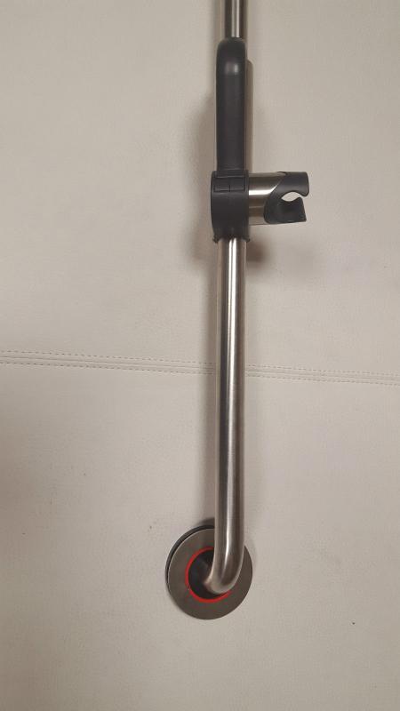 FSB Brausestange m. Brausekopfhalter Edelstahl fein matt, 1198 mm