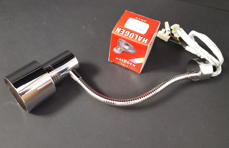 Emco Clipleuchte mit flexiblem Arm für Spiegel chrom S0897, 50 Watt
