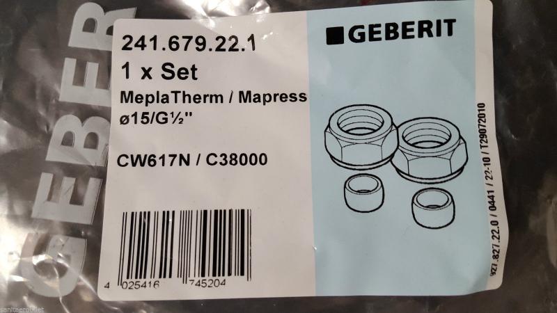 Geberit MeplaTherm Mapress 15/G1/2