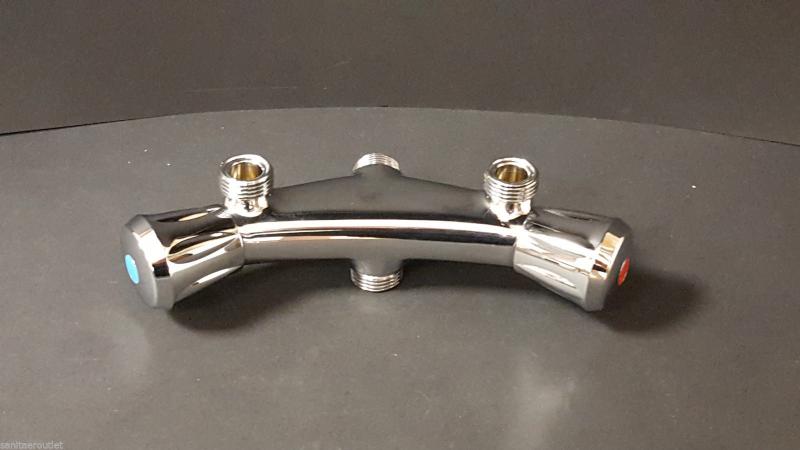 Clage SNO Zweigriff-Wandmischbatterie mit Kombiventil, 16cm #4100-0110